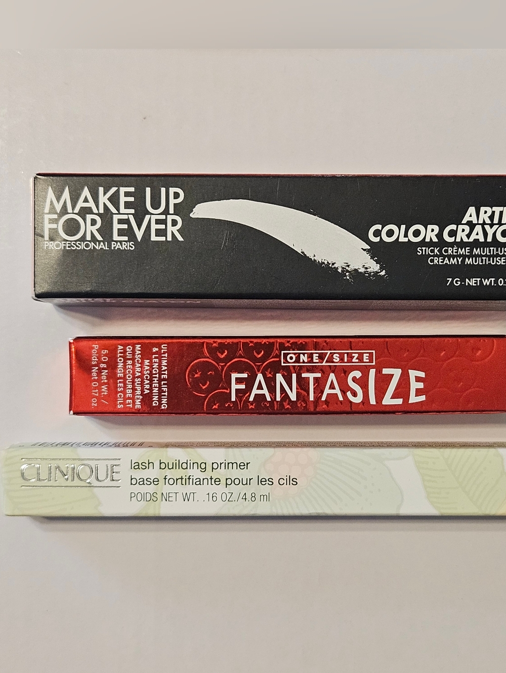 All about Eyes makeup Bundle - mascara, primer, shadow